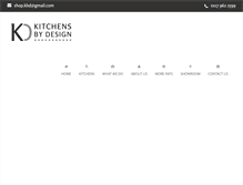 Tablet Screenshot of kitchensbydesignbristol.com